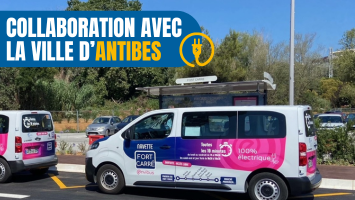 Des navettes gratuites et électriques : Ulysse et la Mairie d'Antibes en Action